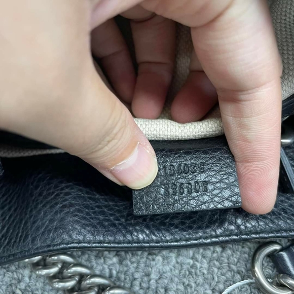 100% Authentic Gucci GG Soho on Chain Medium Shoulder Bag - Picture 16 of 16